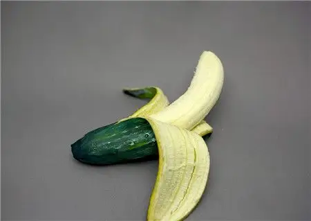 一根黄瓜和香蕉的距离只是一层外皮