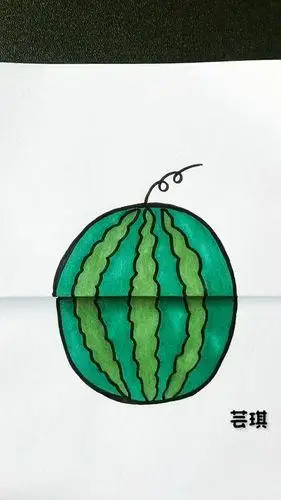 折叠伸缩创意绘画简笔画