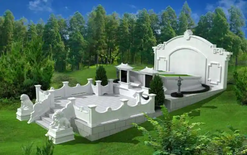 [分享](原创)墓地设计案例效果图