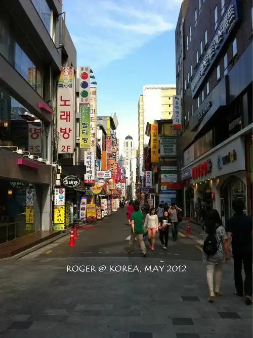 韩国首尔街景街拍