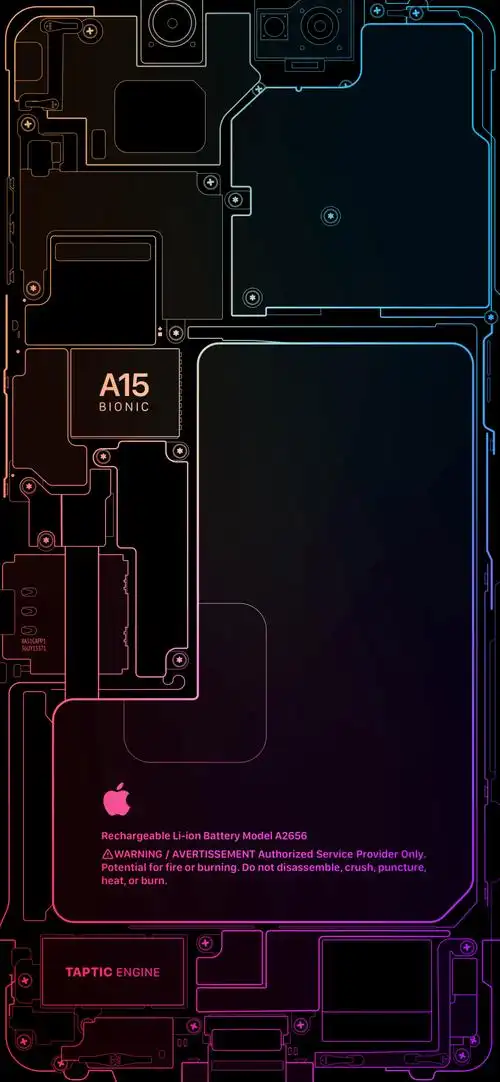 每日一图 丨超酷的 iphone 拆机壁纸_老规矩