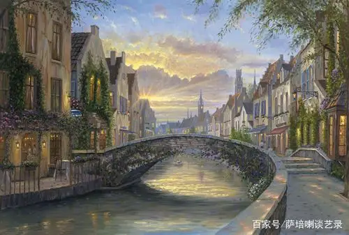 浪漫写实,美国画家robert finale风景画作品欣赏