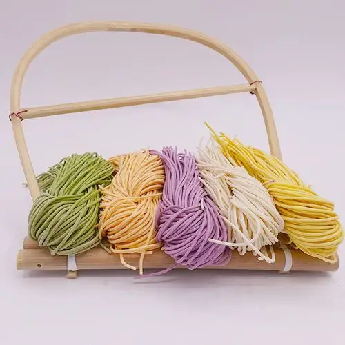 食尚烩五谷蔬菜面500g 杂粮面条果蔬面粗粮彩色面条细面儿童细面