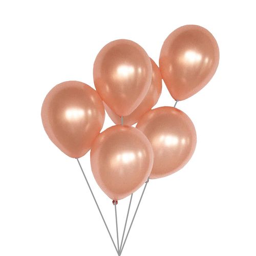 12寸香槟金玫瑰金金色光面乳胶气球 婚礼婚庆用品生日派对装饰