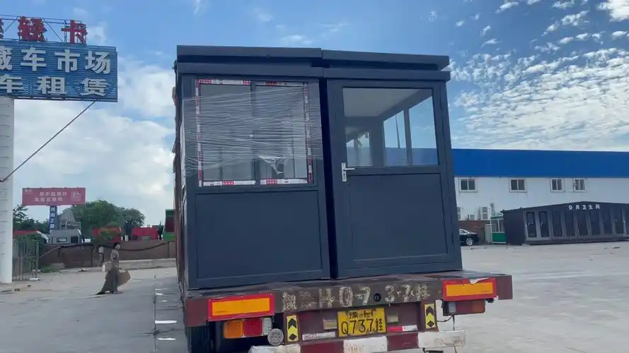 河南郑州钢结构移动岗亭保安停车场户外收费成品门卫定制值班室小区