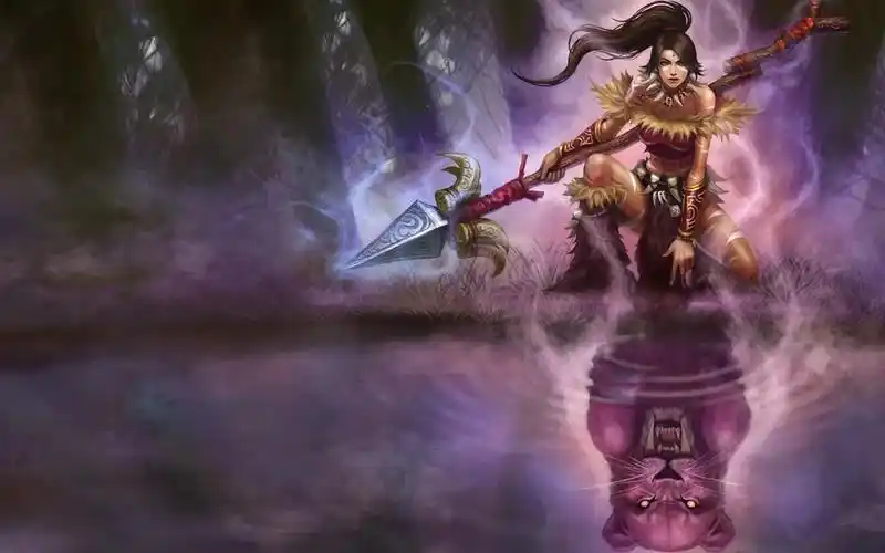 lol豹女无水印旧版皮肤,想用做壁纸就拿走吧