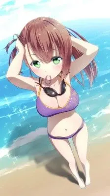 可爱泳装萝莉 动漫