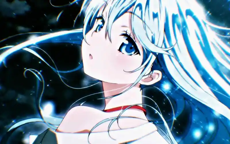 "谁会抗拒蓝色头发的二次元妹妹呢"