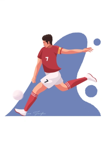 人物插画 - 体育运动员篇