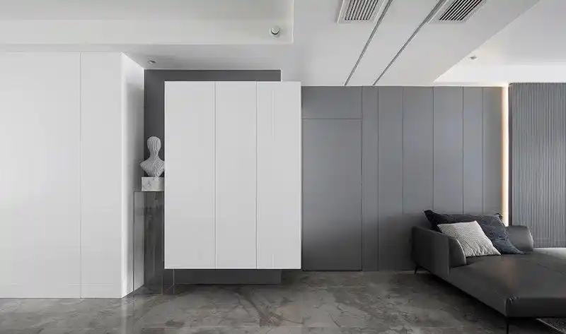 经典黑白灰家装设计,越简约,越有范儿!-衣柜网