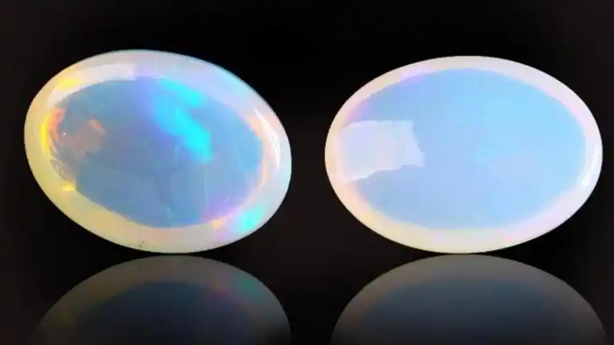 相对稳定些,非洲产的欧泊有些就非常不稳定,尤其是透明度高的水欧泊