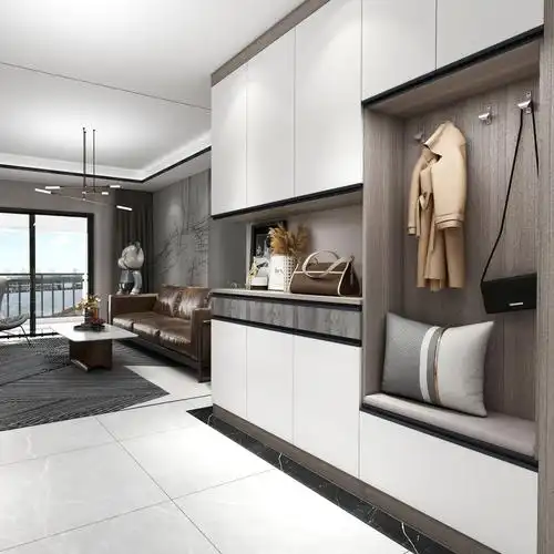 轻奢鞋柜 - 至里设计效果图 - 每平每屋·设计家