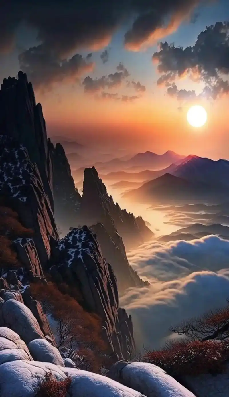 带上你喜欢的人一起看云海日出吧!#图文伙伴计划 #图文热点来 - 抖音