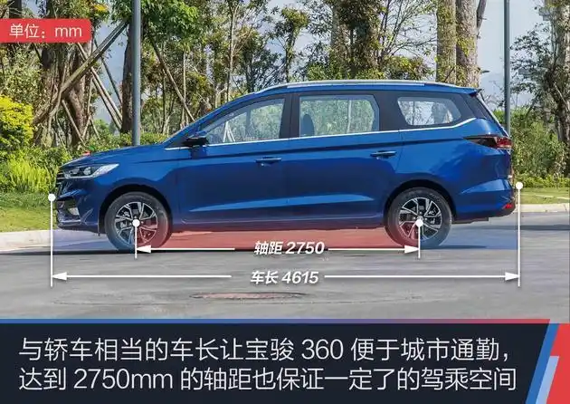 宝骏360的定位要稍低于宝骏730,虽然它的长宽高尺寸对于类似价位区间