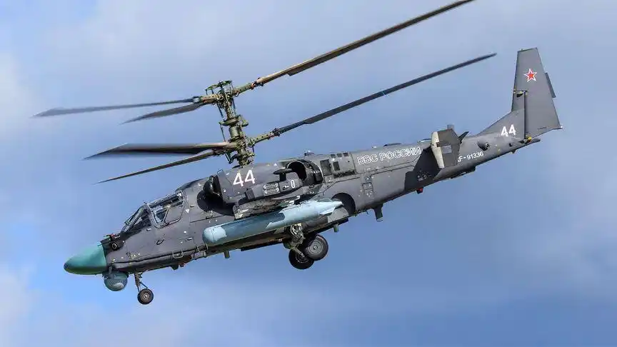 卡52短尾鳄武装直升机