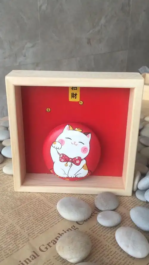 早上好招财猫摆件