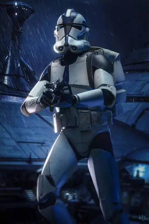 《星球大战:克隆人战争》501军团克隆人士兵1:6比例珍藏人偶(豪华版本