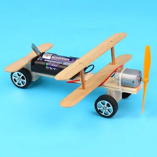 电动滑行飞机科技小制作小发明学生科学实验diy手工材料科普模型