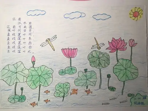 夏天,"江南可采莲,莲叶何田田.