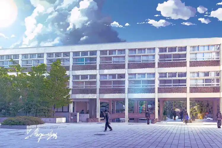 二次元的早稻田大学校园