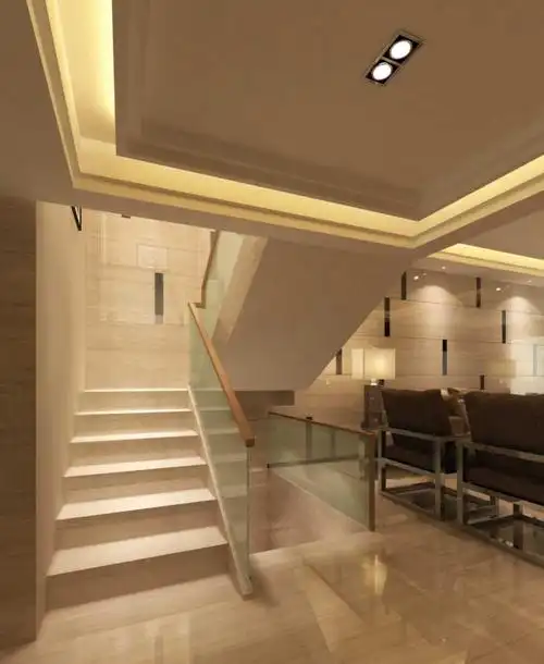 复式家居客厅楼梯设计