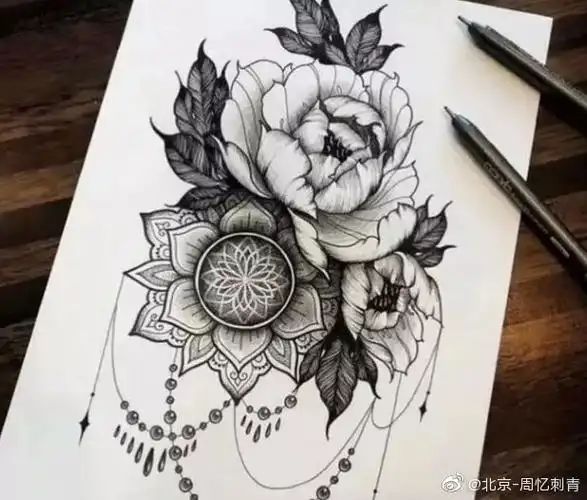 小臂纹身##纹身手稿分享##纹身素材