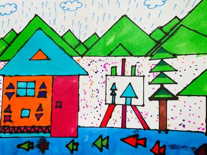 小小设计师----滕州市实验小学四年级一部数学组《平行与相交》创意