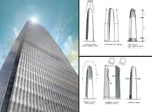 世贸中心的简笔画