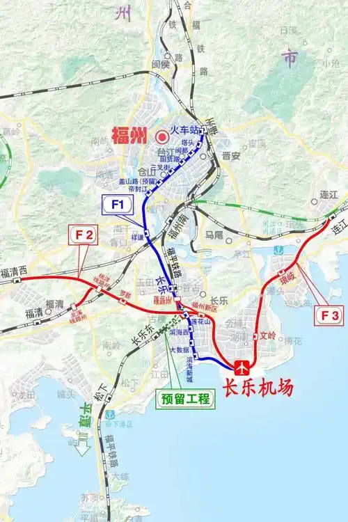 福州公示,这两条城际铁路经过福清,包括龙高半岛_km_线路_规划