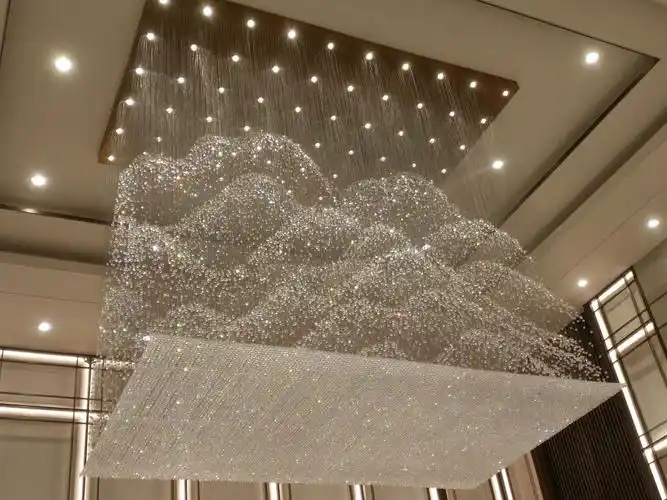 售楼部沙盘区水晶灯 售楼部灯具