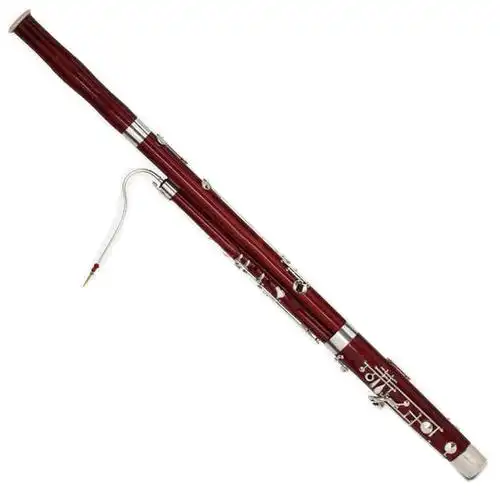 henlucky c调镀银按键巴松大管 bs-9960乐器双簧管 枫木大管 西洋管