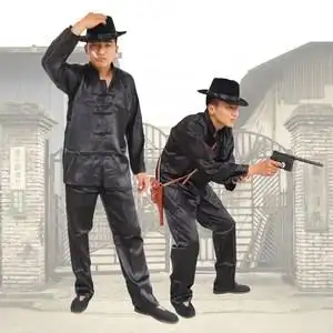 经典电影演出服汉奸服装土匪头巾帽子抗战剧斧头帮男翻译官表演服