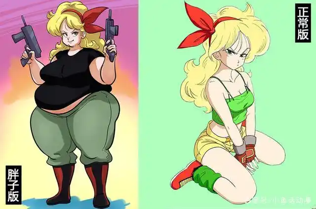 当动漫人物变成大胖子,小智和皮卡丘毫无违和感,布玛不再是女神