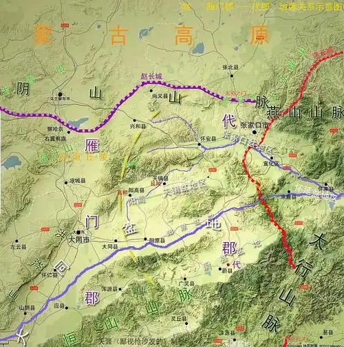 赵lt雁门郡代郡gt地缘关系