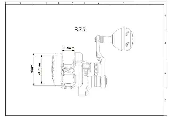 【maxel品牌】rage系列全金属近海慢摇小型铁板鼓轮