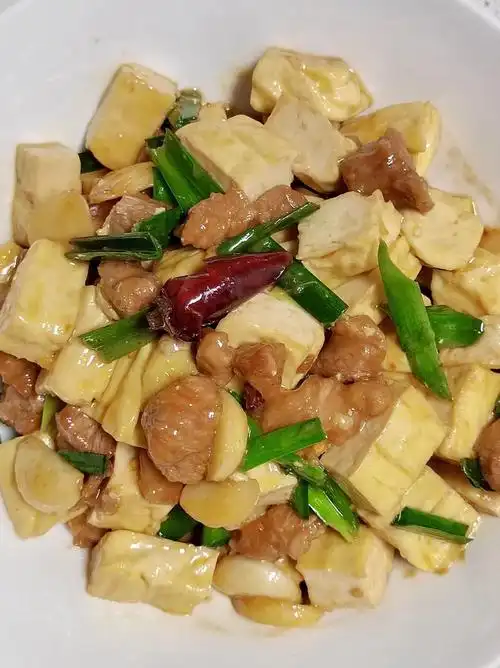 巨简单的豆腐干炒肉75好吃又好做一学就会