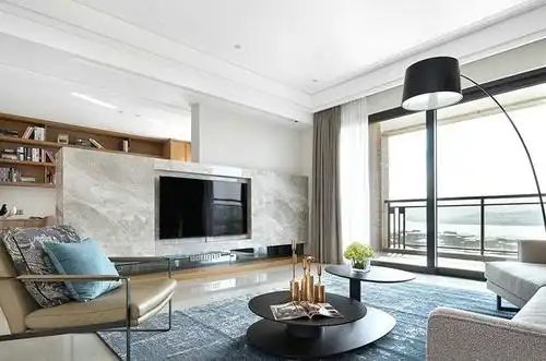 一些造型优美的客厅背景墙,相信总有一款能给您的新家装修带来灵感的