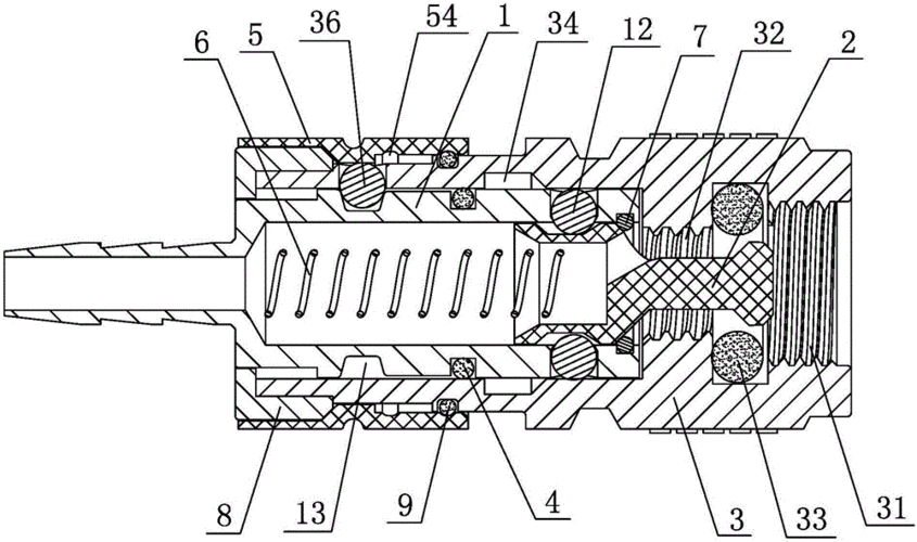 一种打气筒的通用气嘴组件的制作方法与工艺