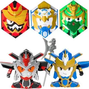 梦想三国传奇英雄战魂英雄牌玩具变形关羽赵云吕布太史慈夏候惇.