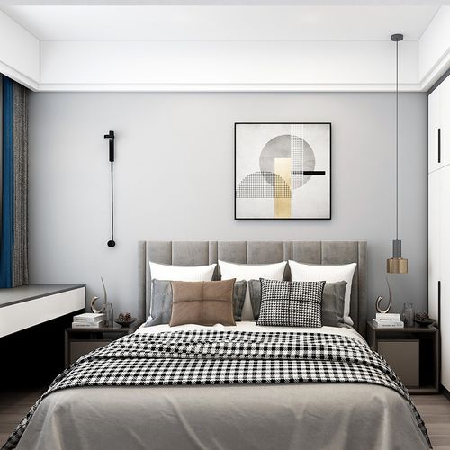 白色墙布简约现代米白无缝家用珠光羊绒壁布无缝墙布