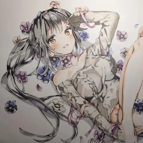 马克笔线稿到上色完整过程