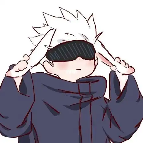 画了一个姐妹的五条悟头像!