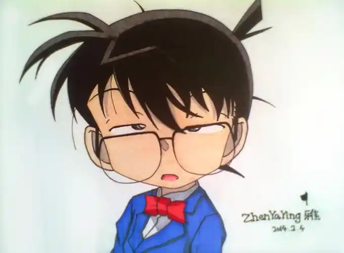 柯南,萌~~(图源来自@zhenyaying,喜欢就关注我吧,谢谢)