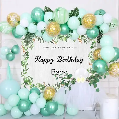 ins森系宝宝周岁生日装饰场景布置挂画生日宴画报儿童派对背景墙