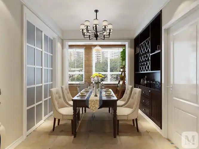 简约餐厅餐桌装修效果图-红星美凯龙家装效果图
