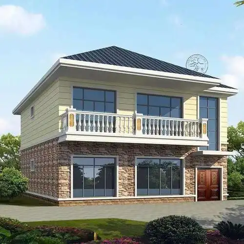 别墅设计:240多平的农村二层别墅小洋房,看了开心住了安心!