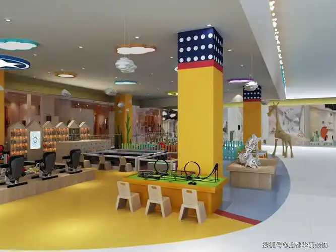 银川装修公司津都华丽银川趣玩儿童游乐场装修设计方案鉴赏