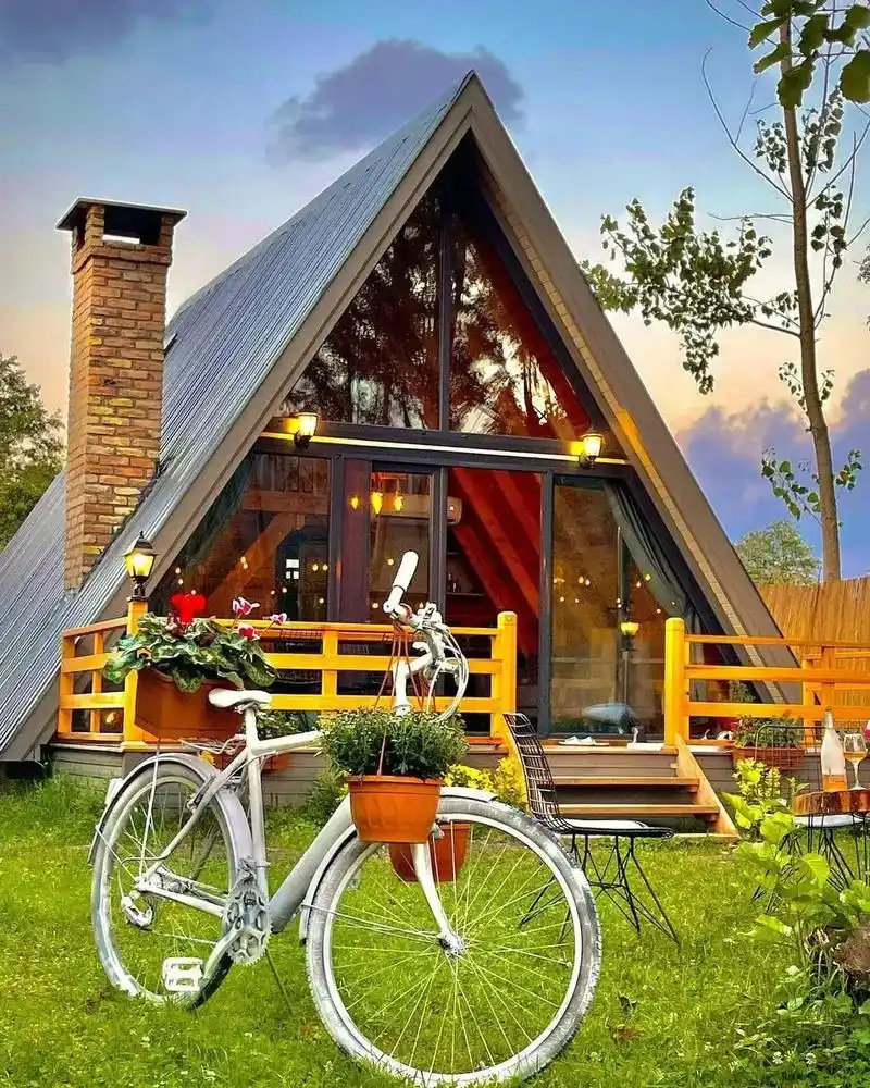 美出高级感的小木屋自然风景唯美意境带你走进里面的小世界林肯