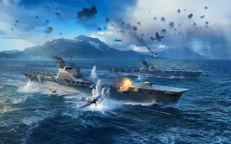 【战舰世界欧战天空】第2060期 白龙的空中打击