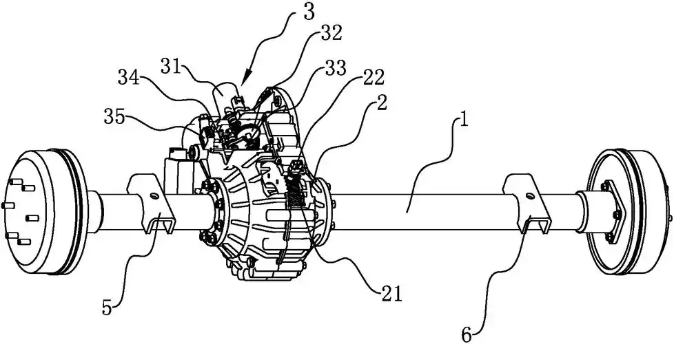cn207059766u_一种电动汽车的后桥总成结构失效